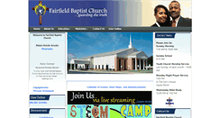 Desktop Screenshot of fairfieldbaptistchurch.org